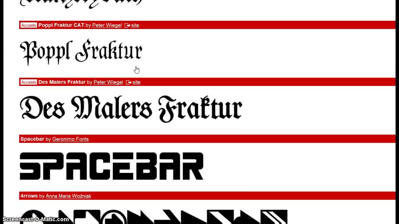 dafont free fonts